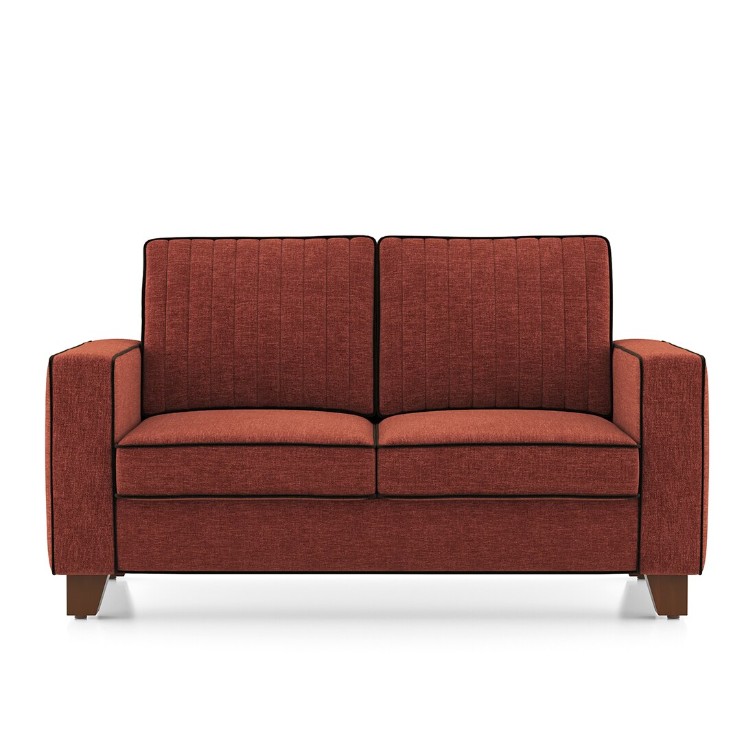 Apollo Neo Sofa (Colour : Dark Coral, Seating Capacity : 2 Seater, Cushion Type : Soft, Back Height : Regular Back)