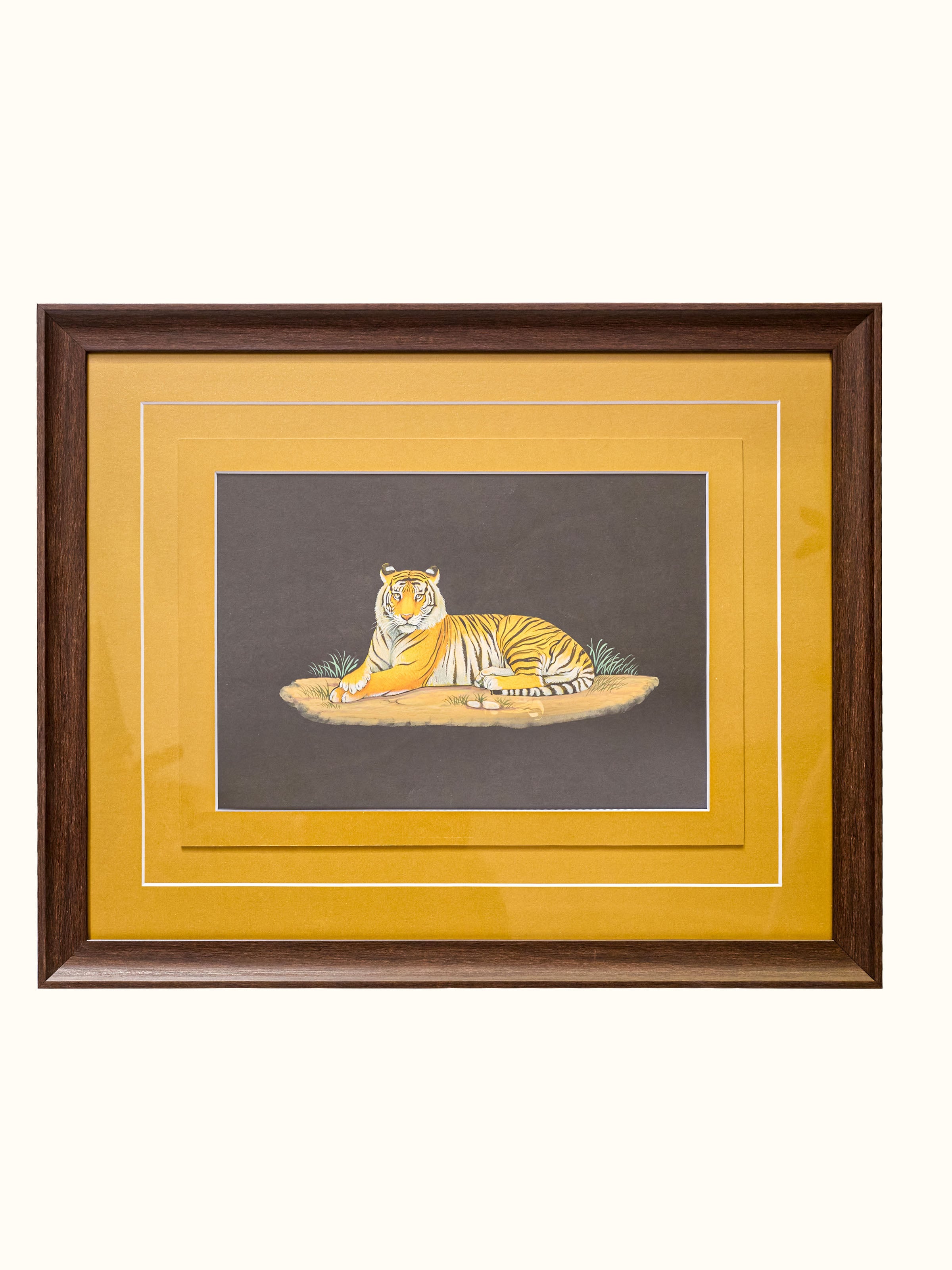 Tiger Miniature Painting