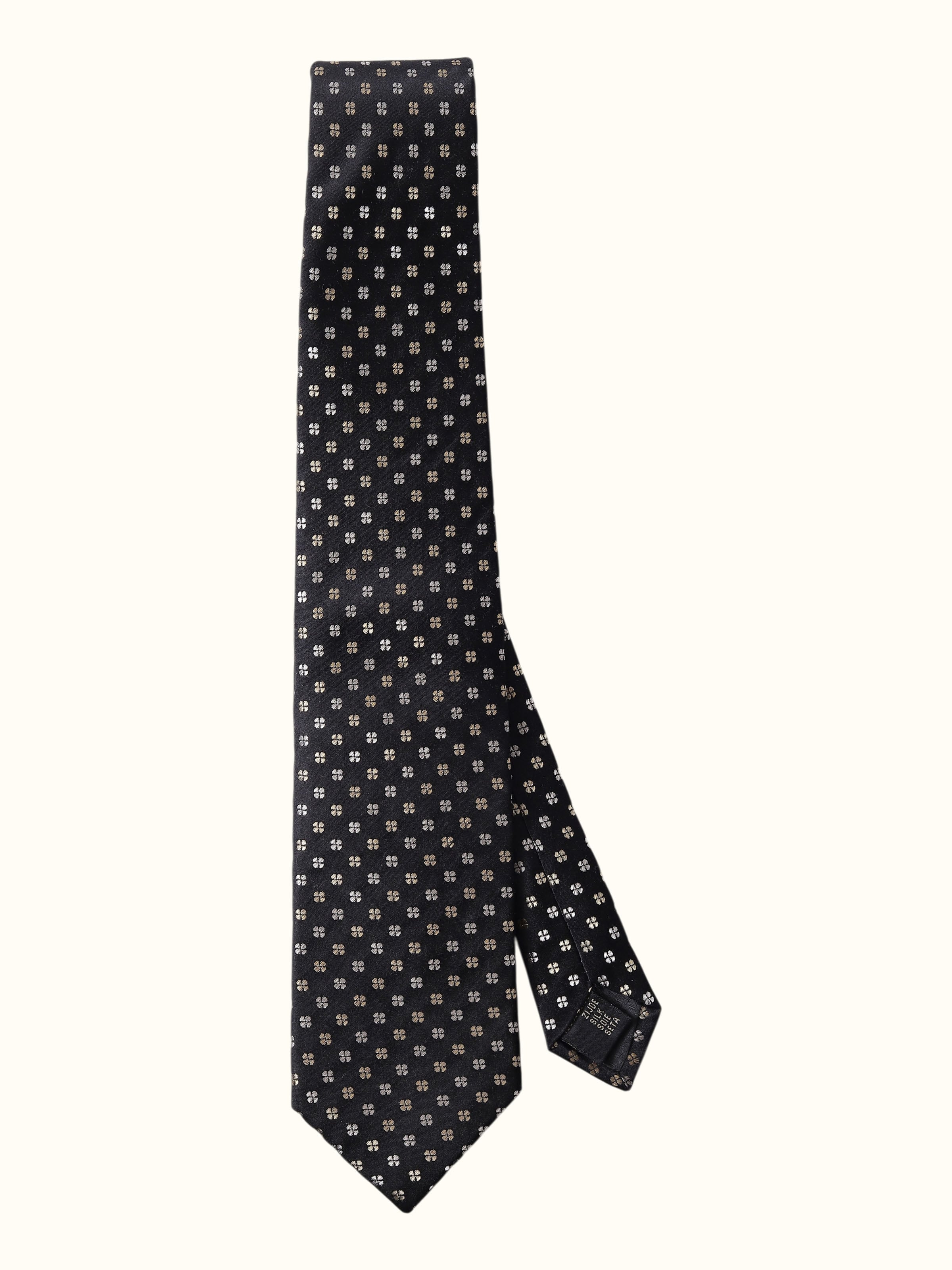 Assorted Silk Banarasi Brocade Print Tie & Pocket Square Set (2Pcs)