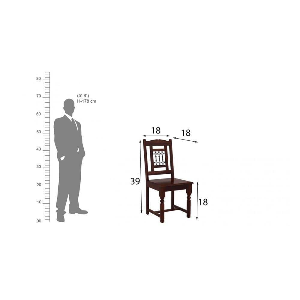 Dyson 6 Seater Dining Set With Rajastani Iron Jali