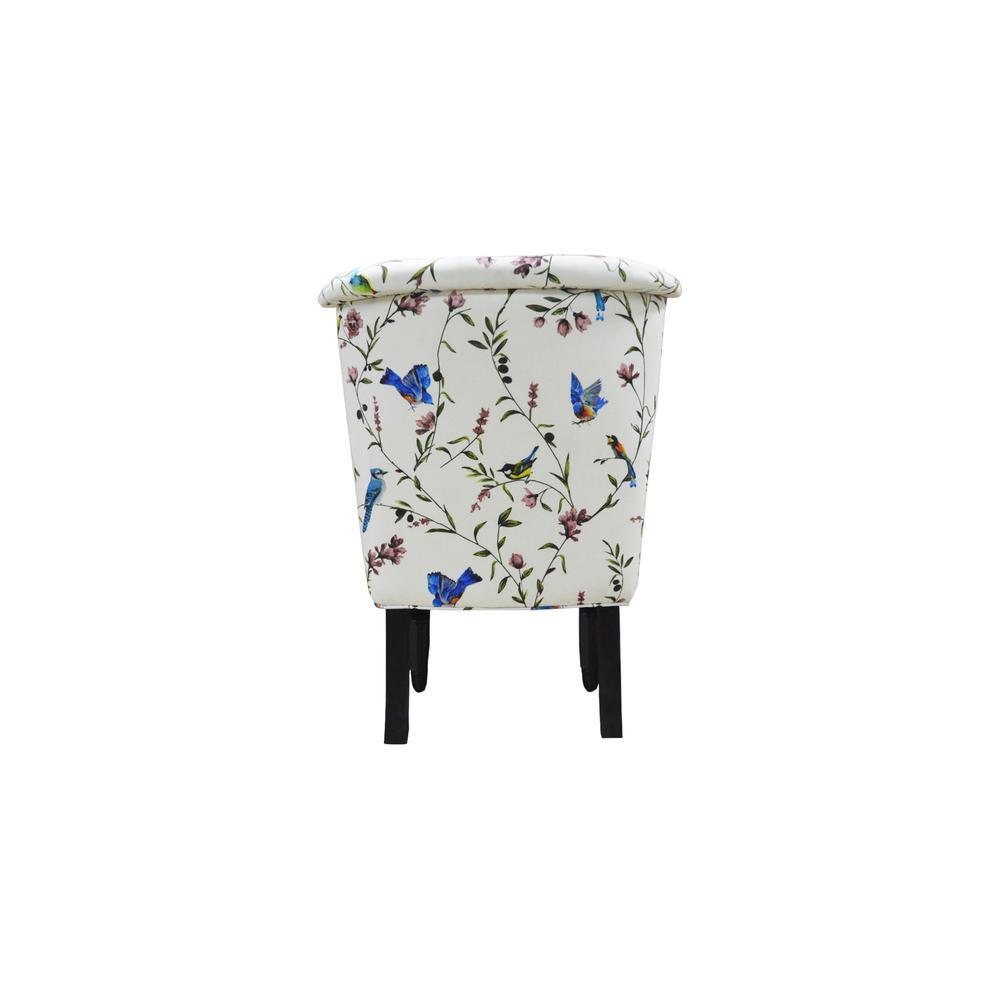 The Cuddly Throne Lounge Chair In White Fabric