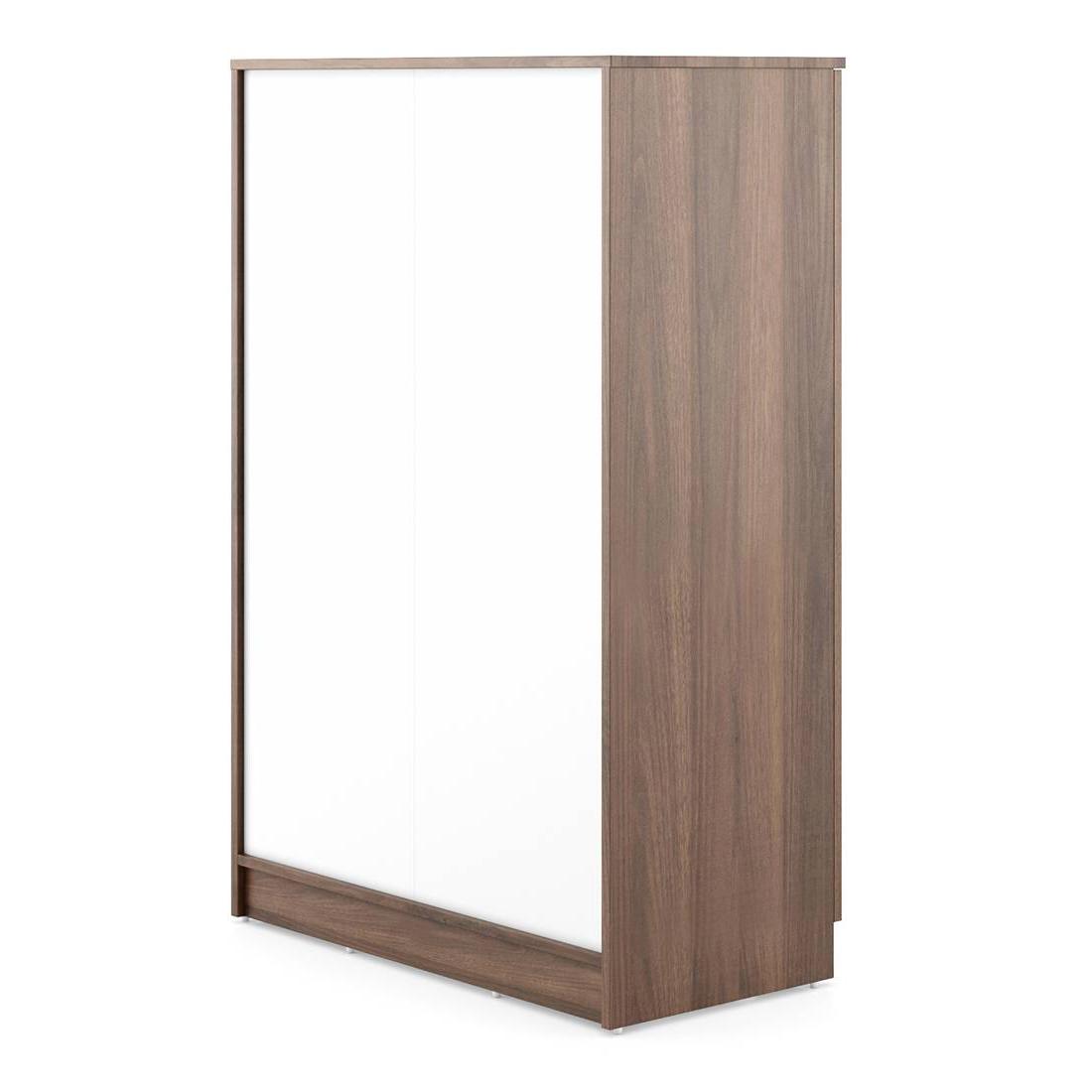 Hubert Low Kitchen Display Cabinet in Warm Walnut Finish