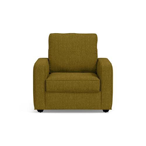 Apollo Sofa Set (Colour : Olive Green, Cushion : Hard, Back Type : High Back, Seater : 3+1+1)