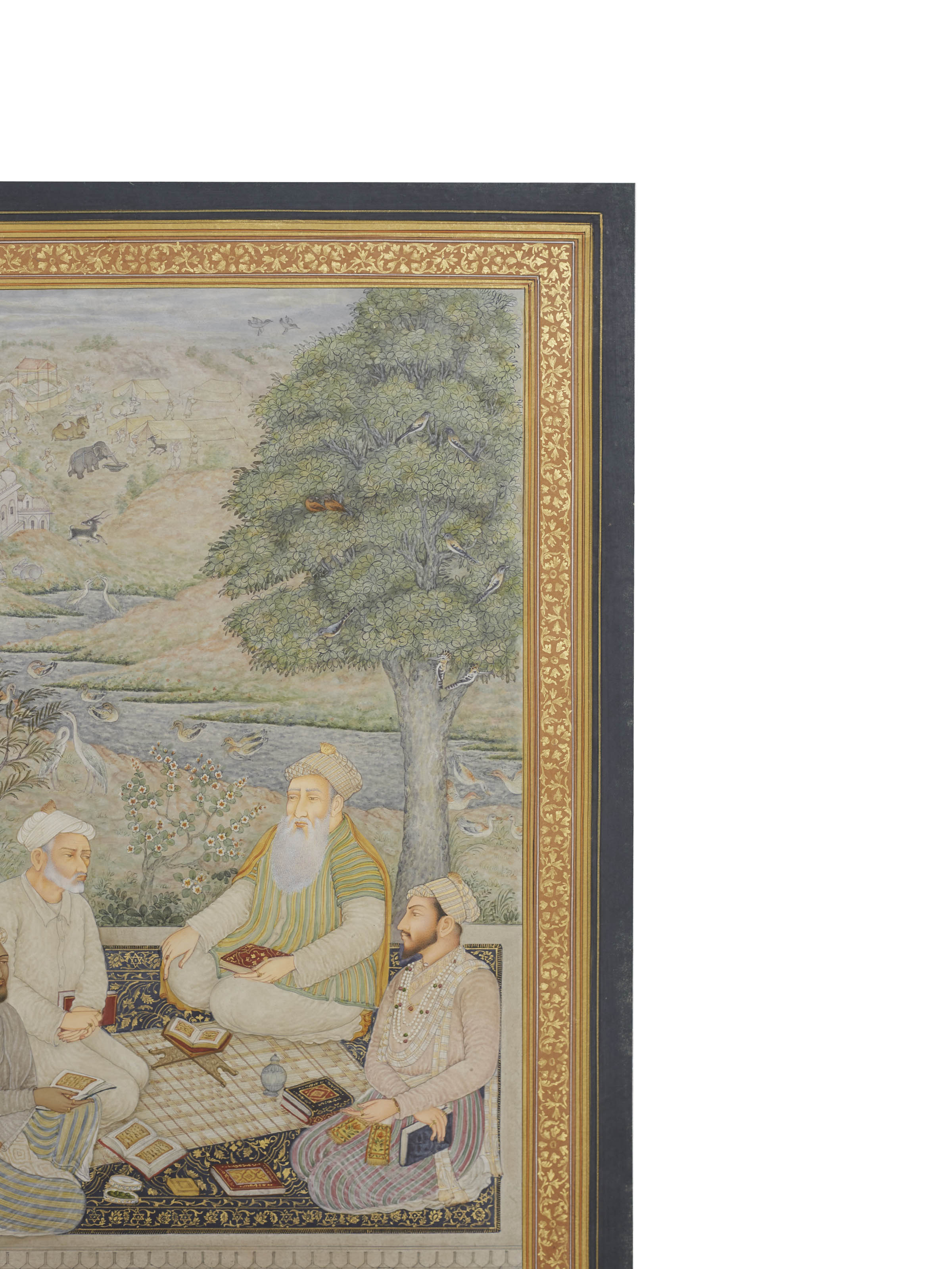 Gatherings of Scholars Miniature Painting