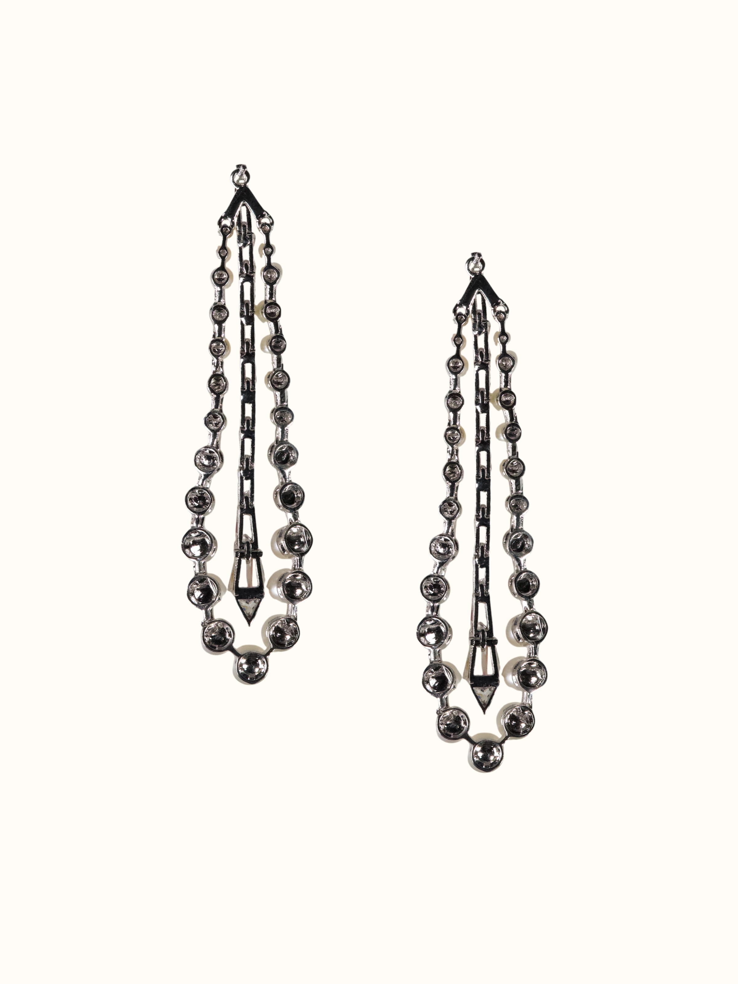 Silver Smithing Drop Earrings