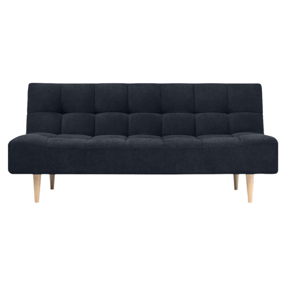 Ofra 3 Seater Sofa Cum Bed In Black Color