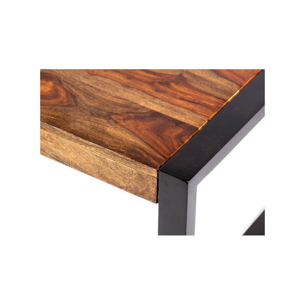 Hamstreet Sheesham Wood Coffee Table In Teak Finish