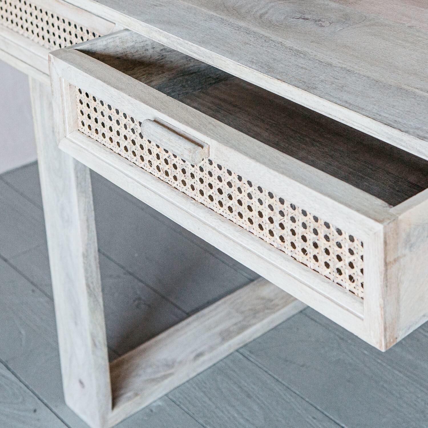COUNTRY FURNITURE ATLANTA デスク Atlanta Solid Wood Study Desk in White Finish