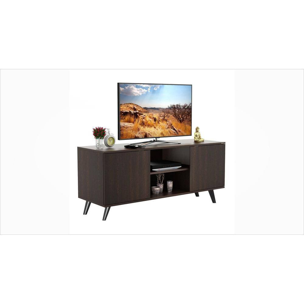 Harmond Engineered Wood TV Unit in Wenge Finish - RRV-000310