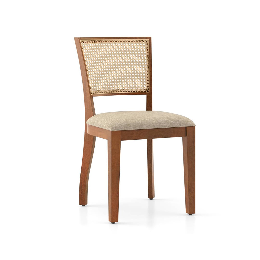 Brighton Xl 6 Seater Dining Table with Reed Dining Chairs Set