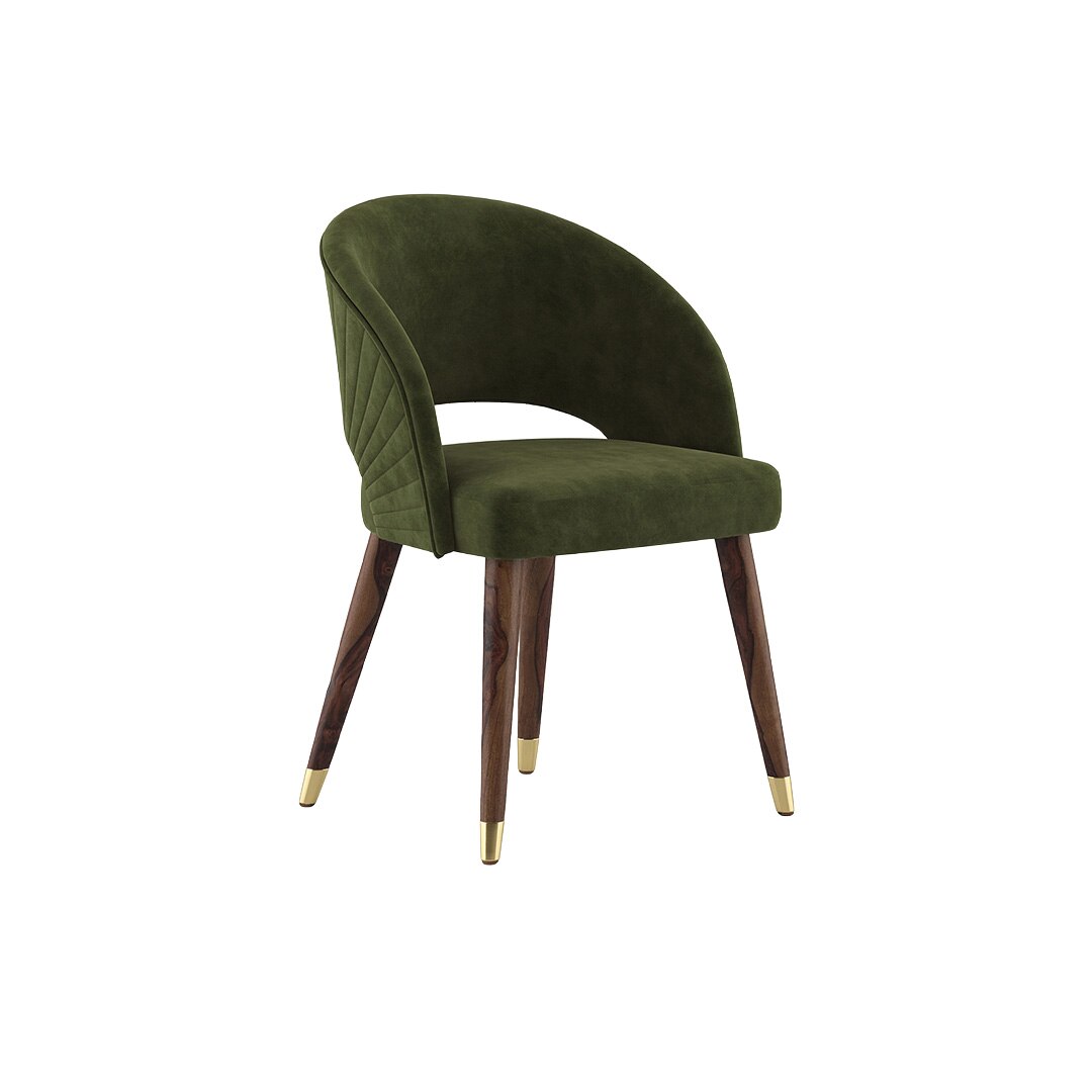 Atlas Solid Wood 4 Seater Dining Table With Celia Dining Chairs