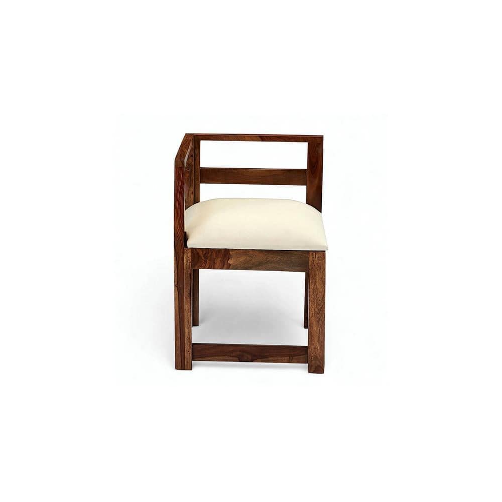 Kingston Sheesham Wood Accent 4 Seater Dining Table Set