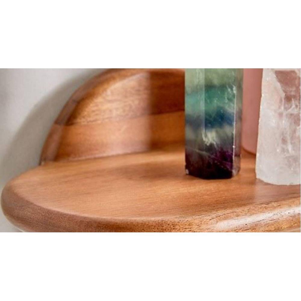 WOODENMOOD Rectangular Wall Rack