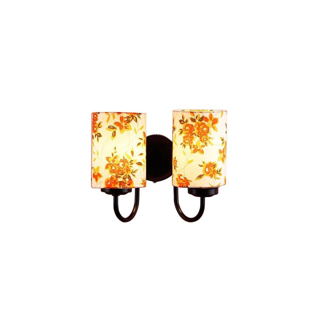 Jaimison Multicolour Fabric Wall Light