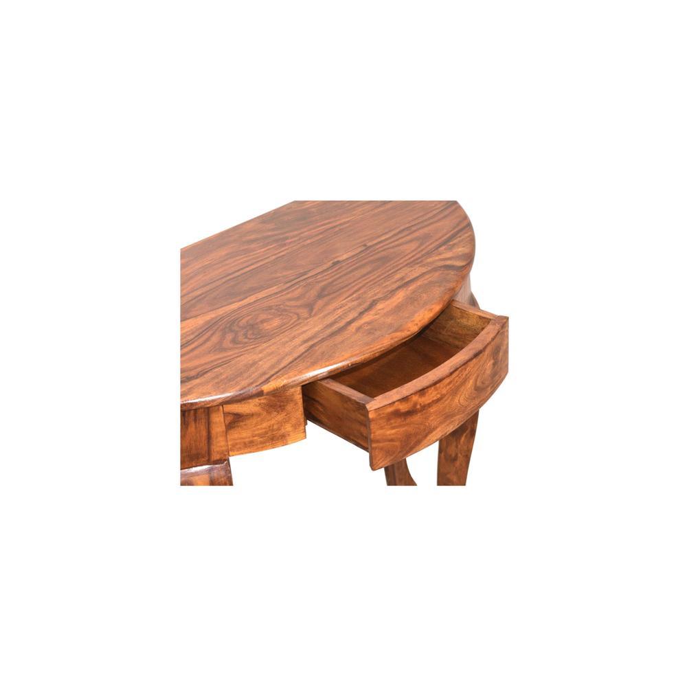 Shell Solid Wood Console Table