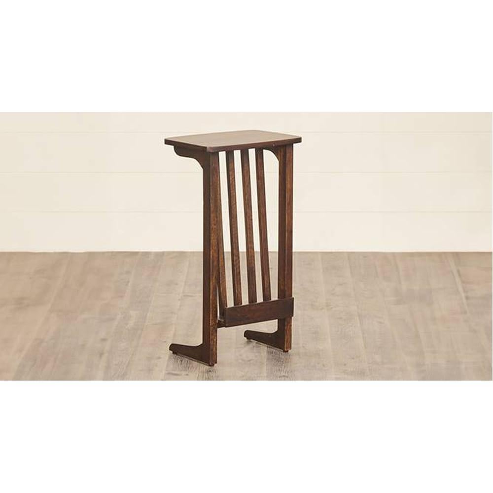 Aster Solid Wood Side Table in  Natural Finish