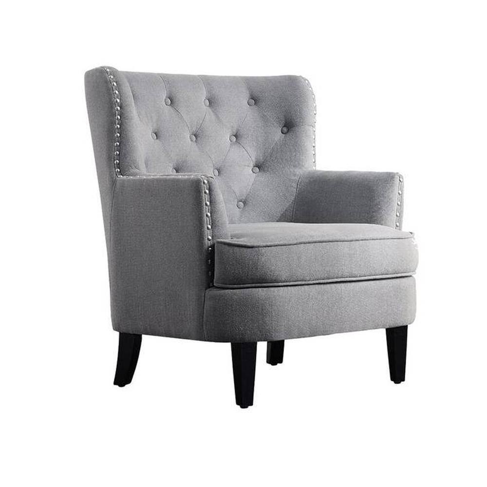 Brogen Accent Chair in Grey Colour