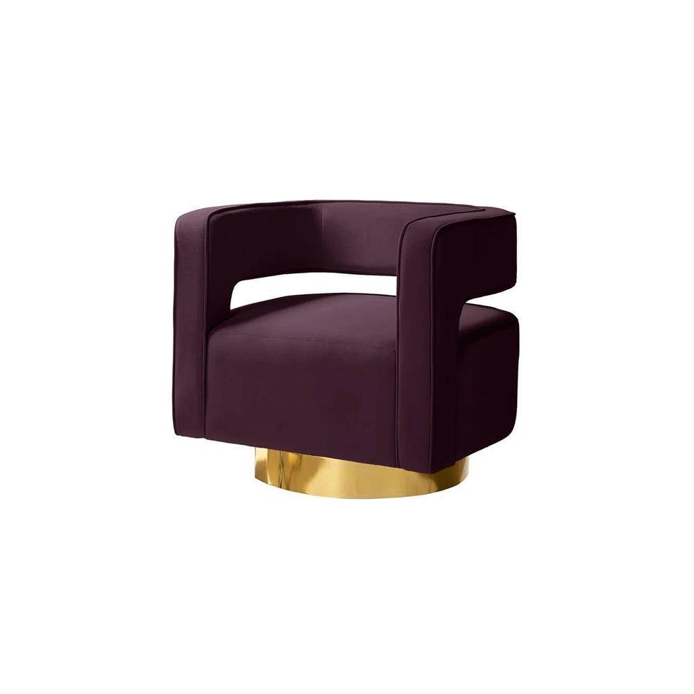 Alson Accent Chair in Purple Colour