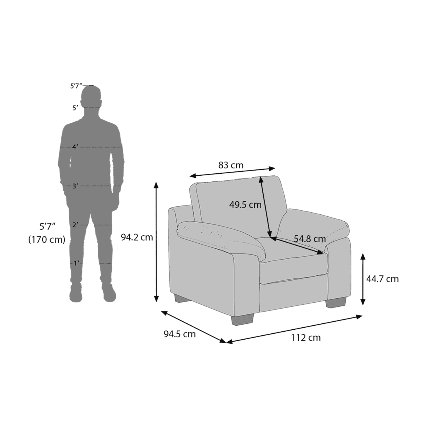 Esquel Sofa Set (Colour : Oyster Beige , Seater : 3+2+1)