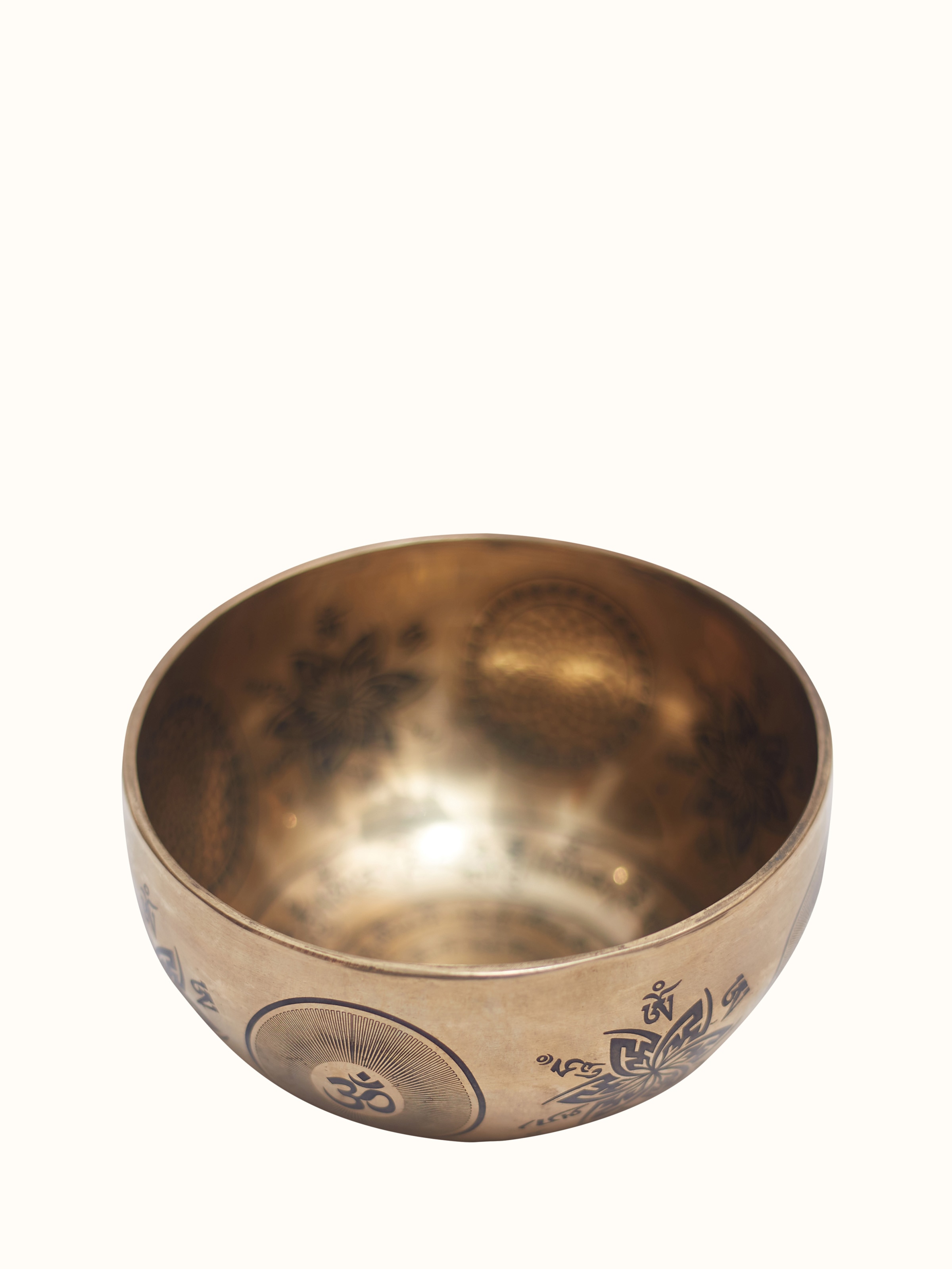 Om Brass Singing Bowl