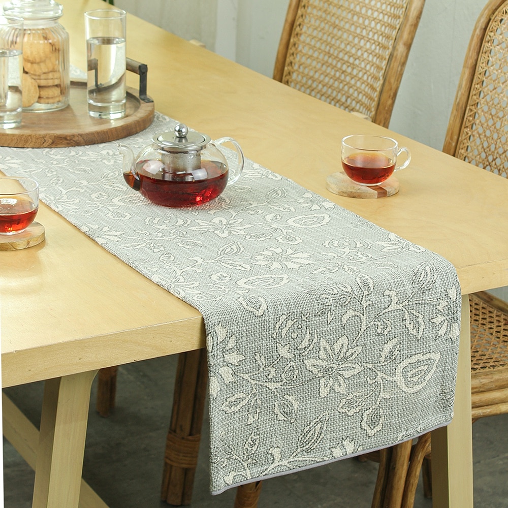 Botanical Garden 1 Runner With Grey Colour