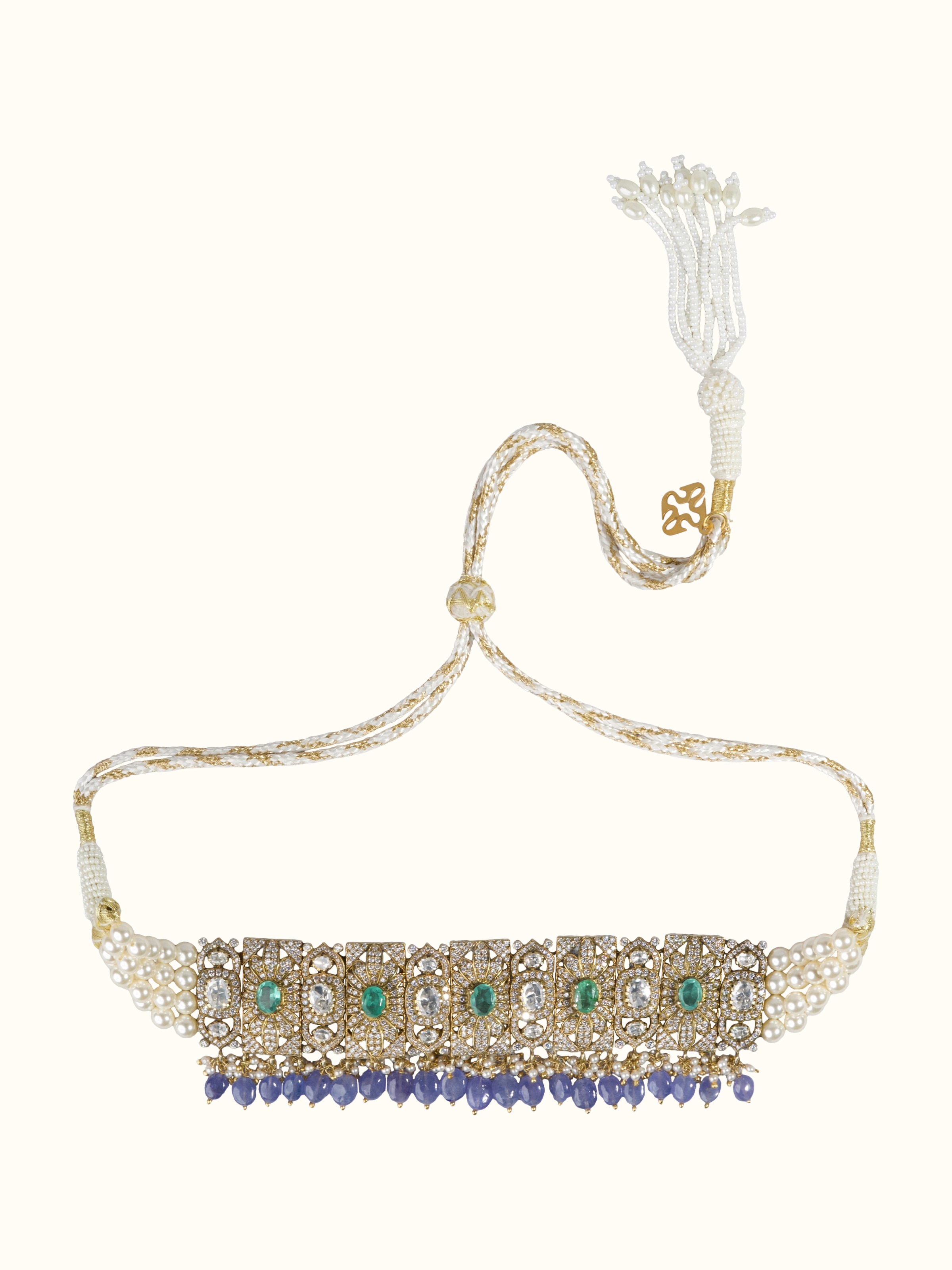 Silver Smithing Choker Necklace