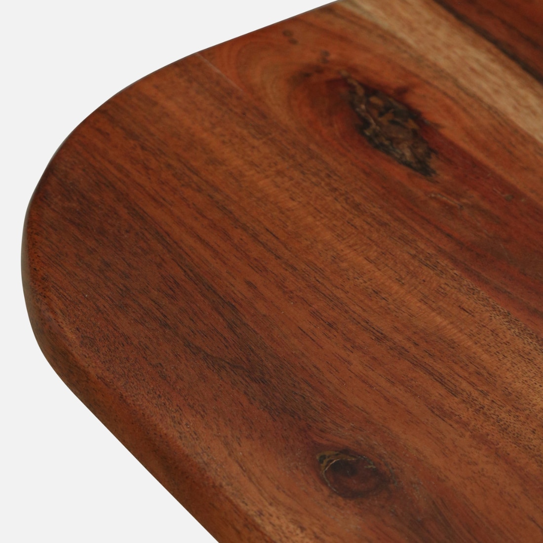 Orbit Solid Wood Side Table In Natural Finish