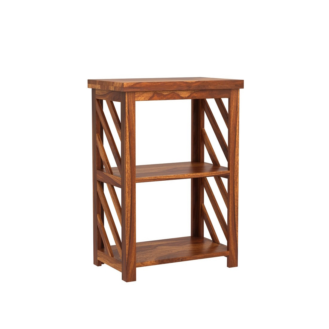 Lala XL Solid Wood Bookshelf in Honey Oak Finish
