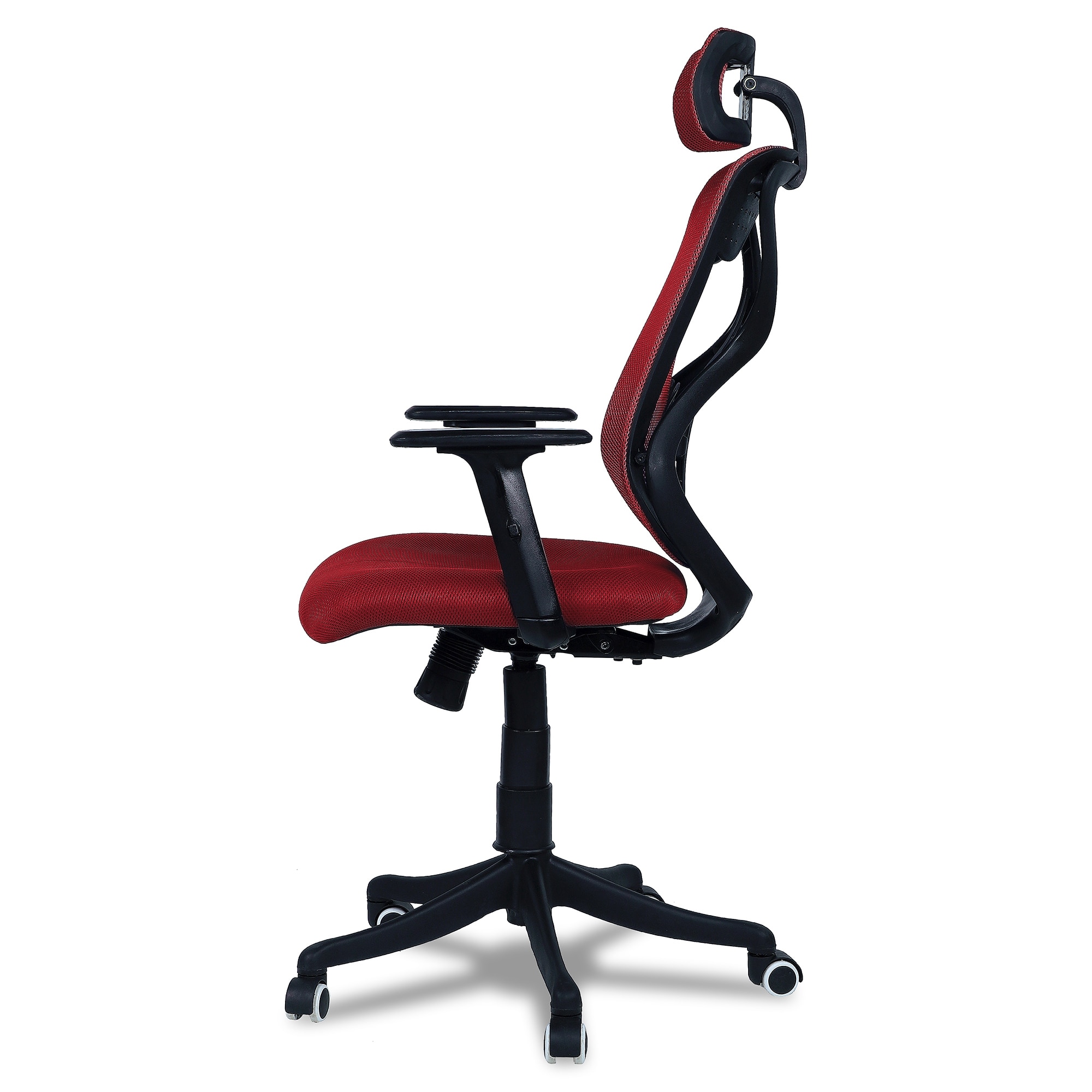 Zeeazyana High Back Ergonomic Chair in Red Colour