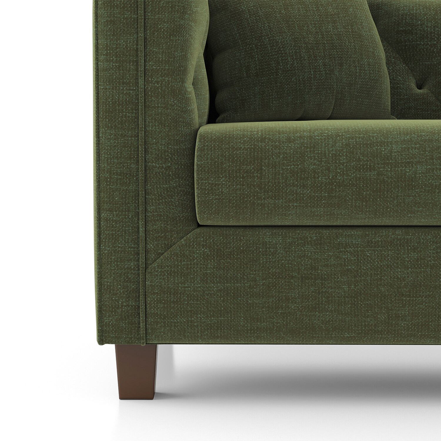 Windsor Sofa Set (Colour : Moss Green , Seater : 3+1+1)
