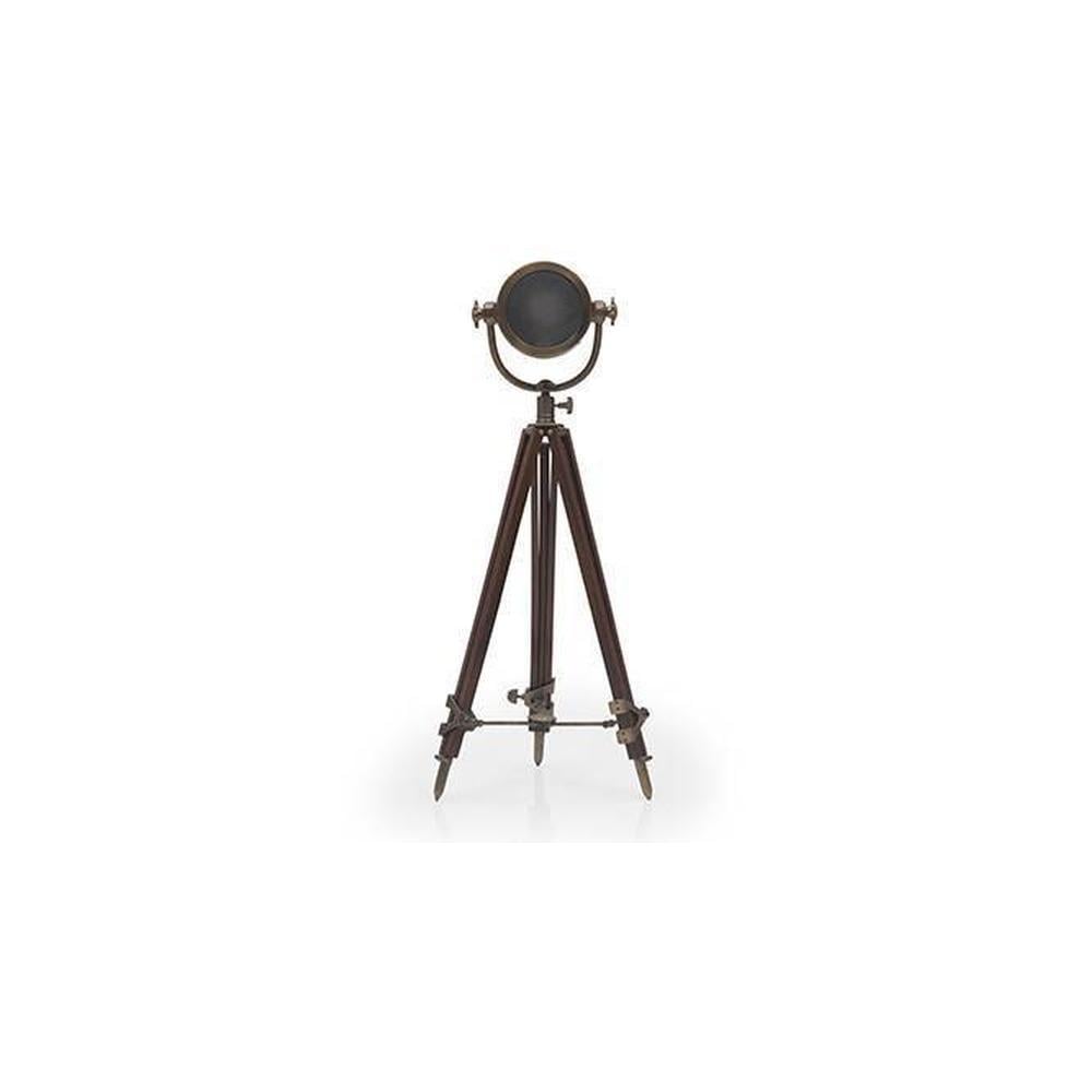 Endeavour Tripod Floor Lamp Finish Antique brass