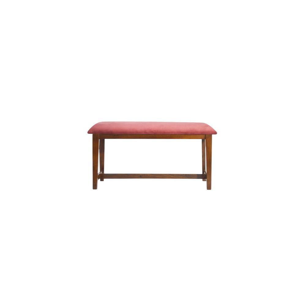 Adrasteia Solid Wood Bench In Provincial Teak Finish