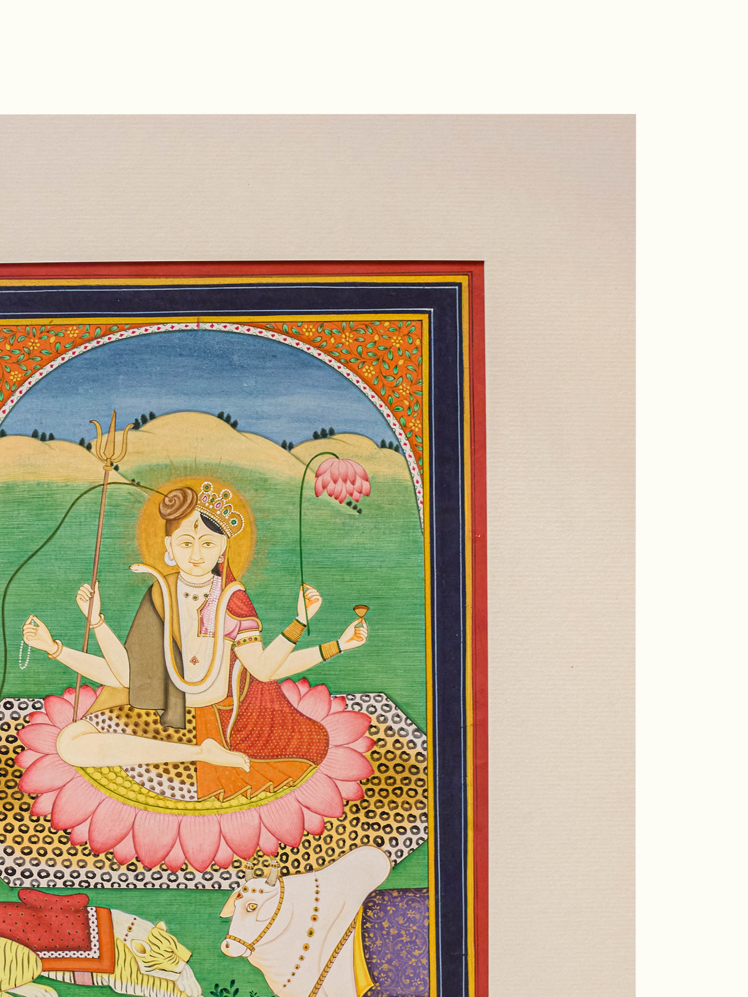 Ardhnareshwar Miniature Painting