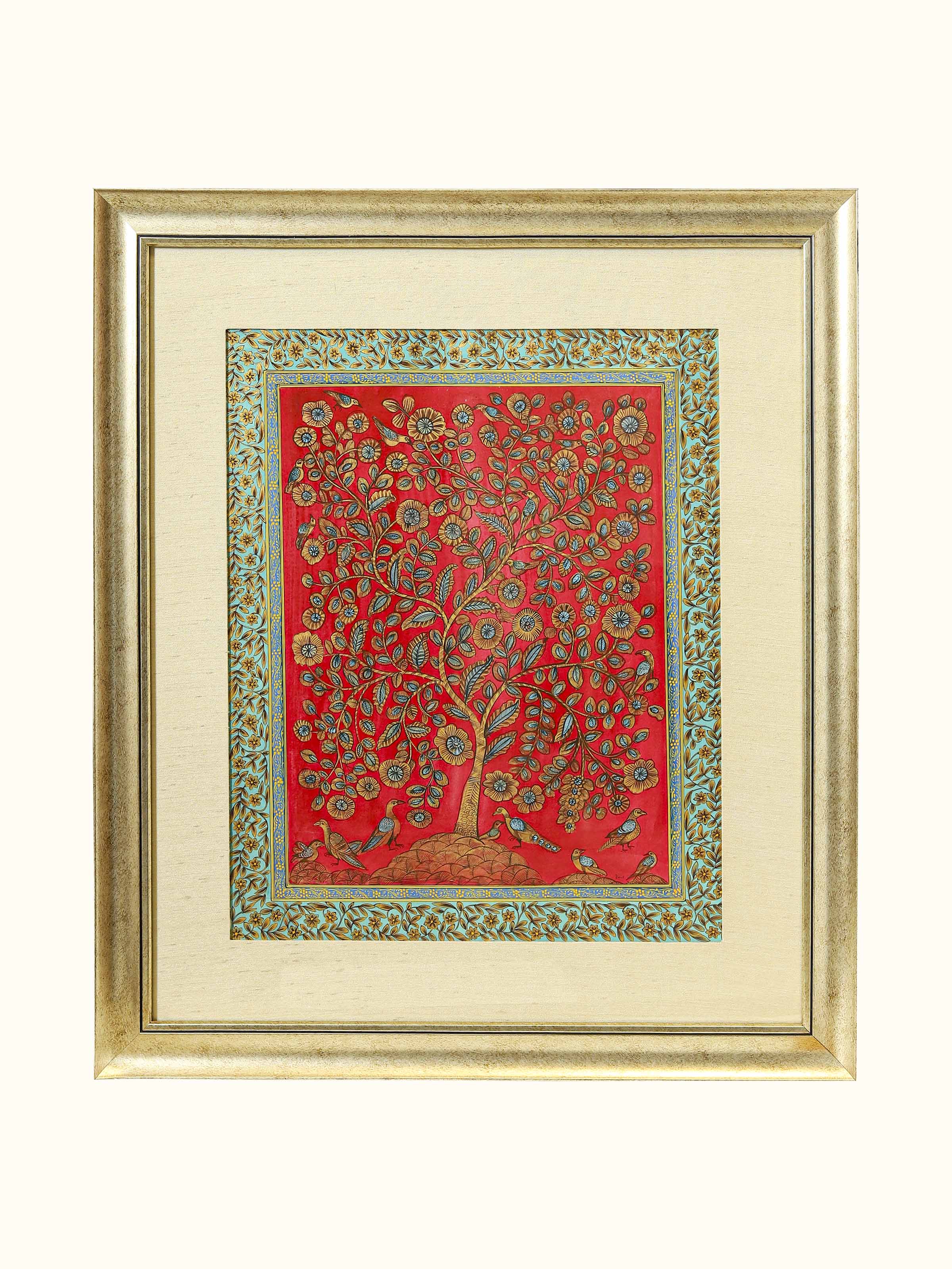 Tree Life Turquoise Miniature Painting