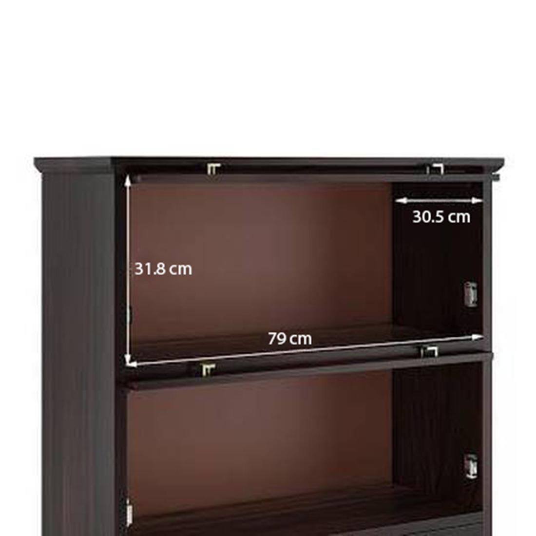 Malabar Solid Wood Bookshelf in Mango Mahogany Finish