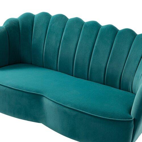 Ukraine Fabric Sofa (Blue)