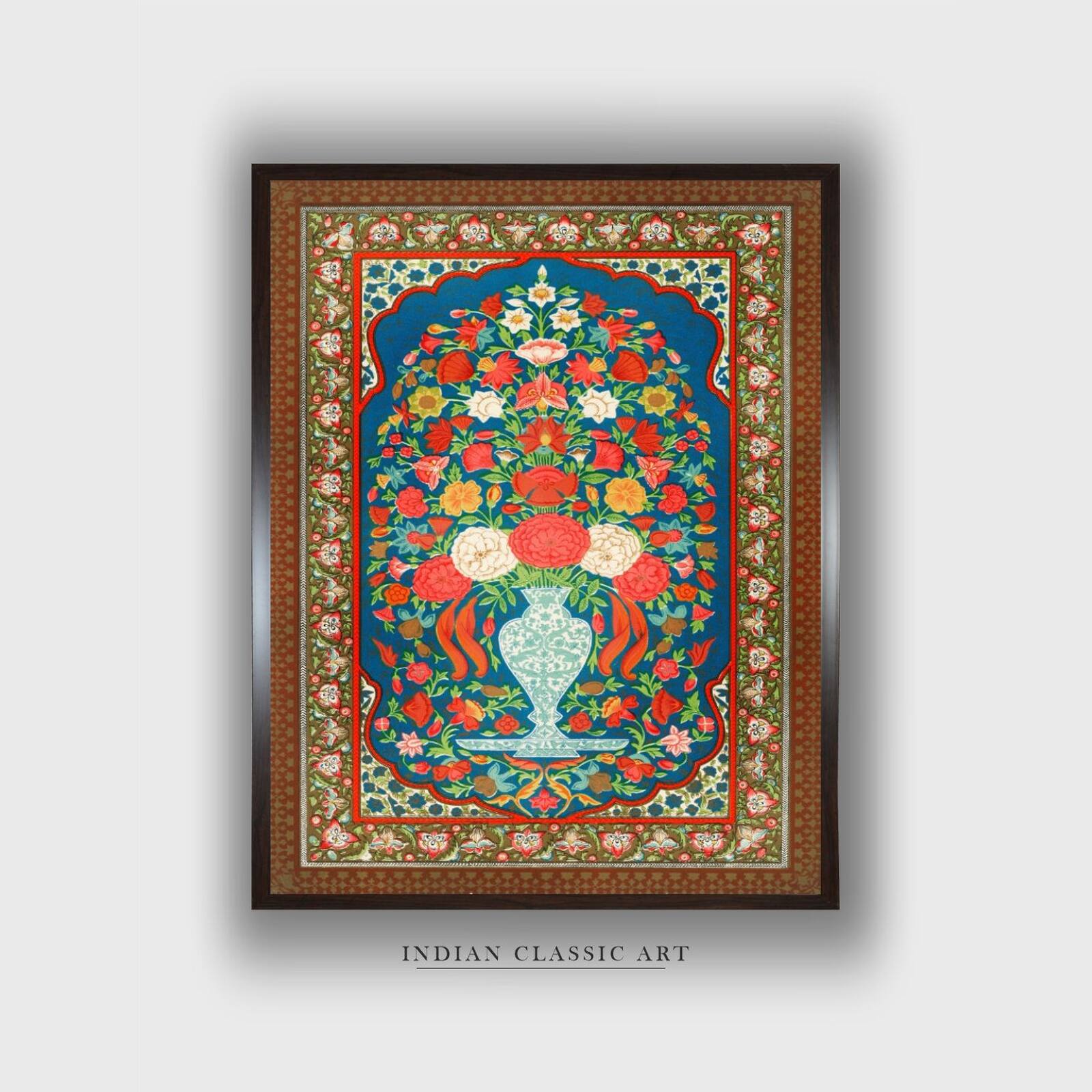 Folk Canvas Wall Prints Canvas Wall Prints Set of 1 Multicolor Matte