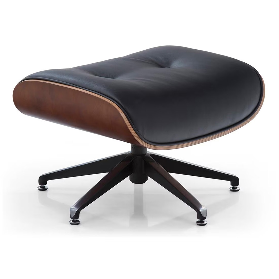 1956 Lounge Chair in Leatherette Black Colour