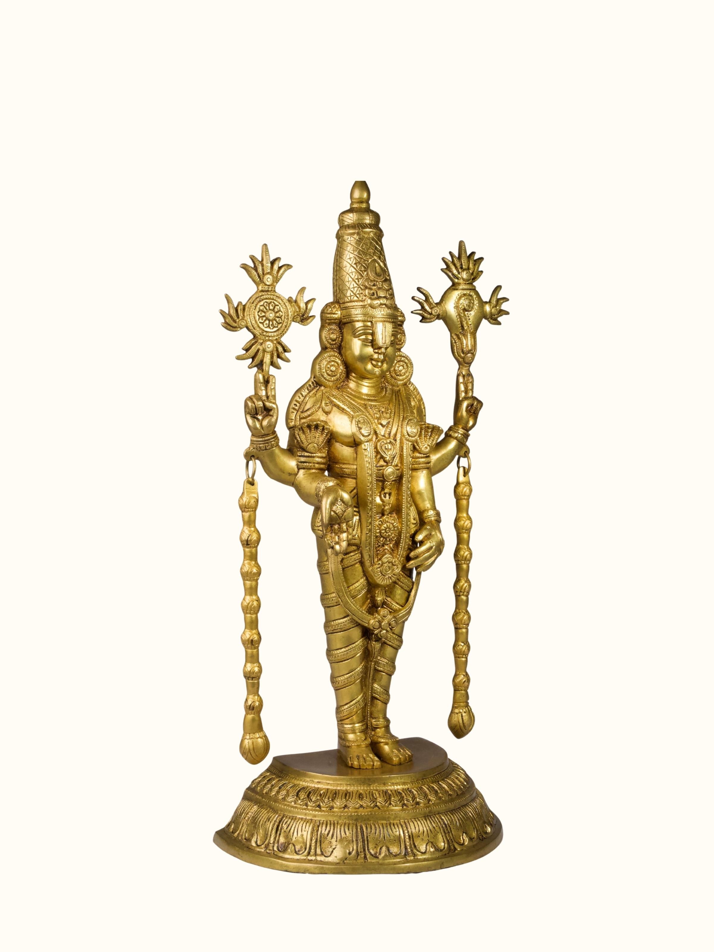 Brass Intricate Balaji Idol