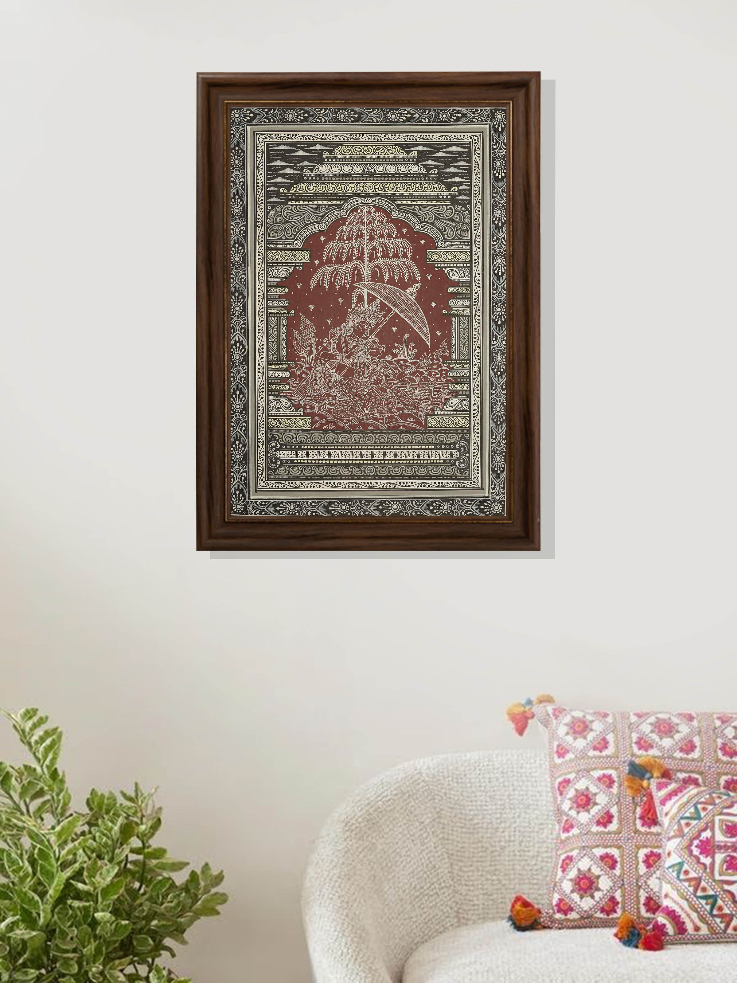 Radha Krishna Odisha Patachitra Painting