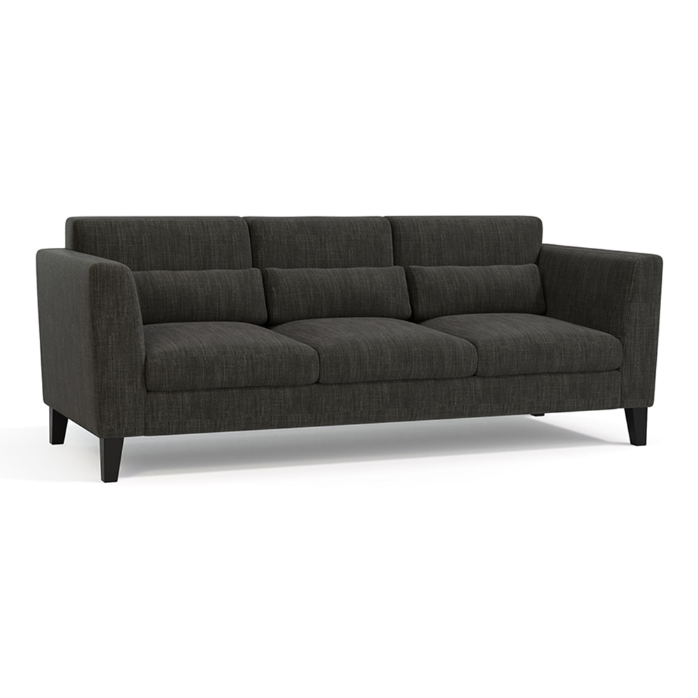 Lewis Sofa Set (Colour : Graphite Grey, Cushion : Hard, Seater : 3+2+1)