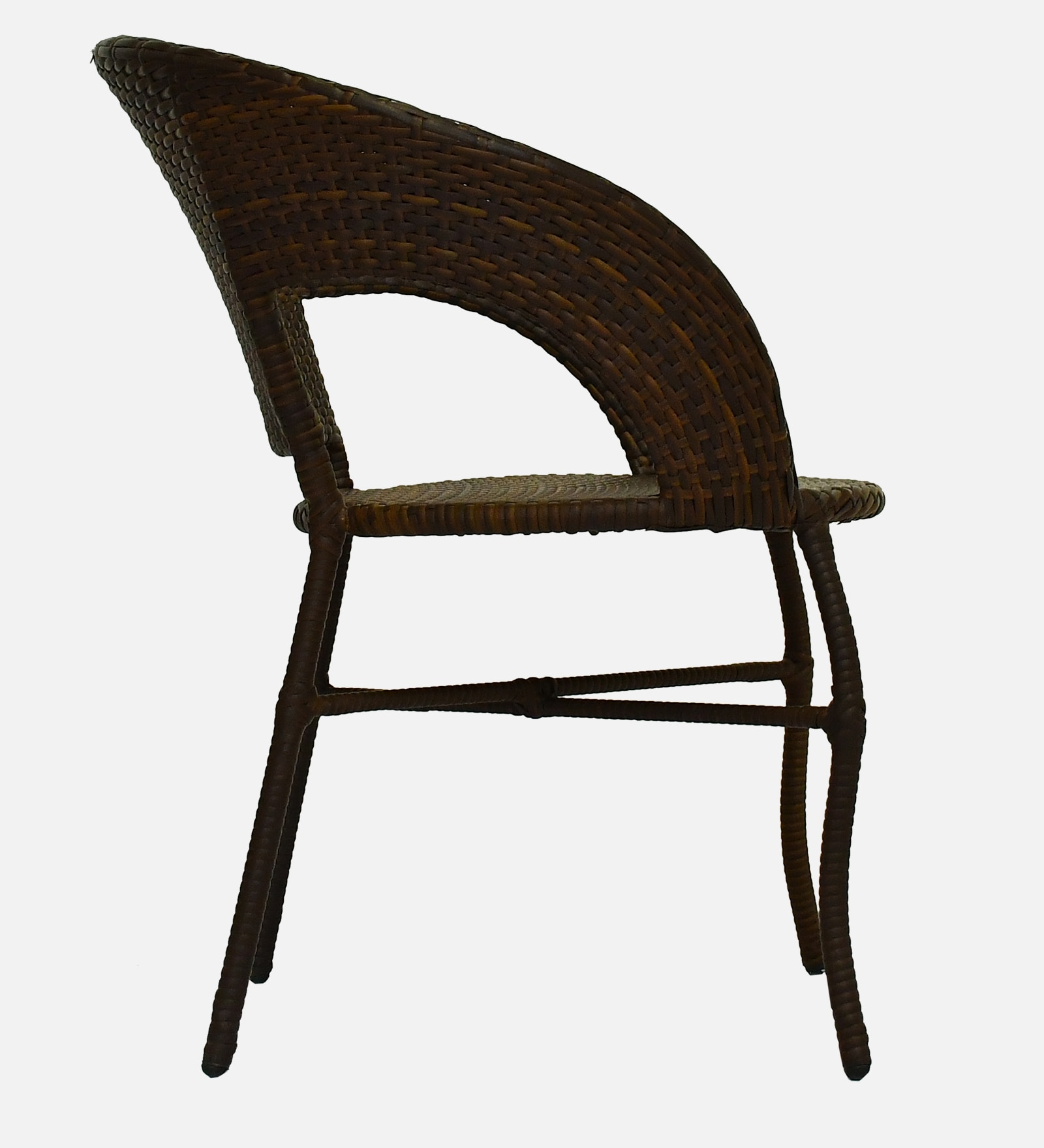 Ballarat  Wicker Chair In  Brown Tone Finish