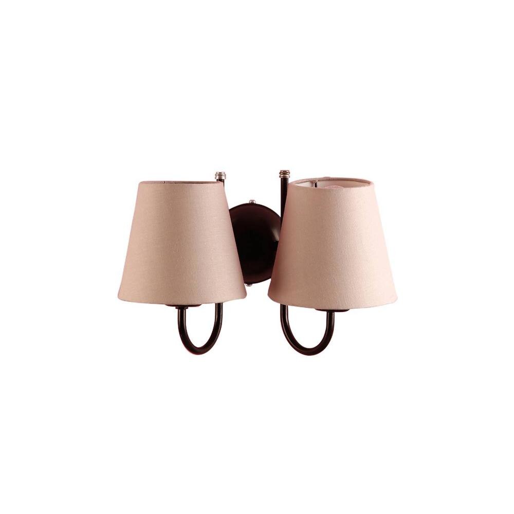 Lando Grey Fabric Wall Light