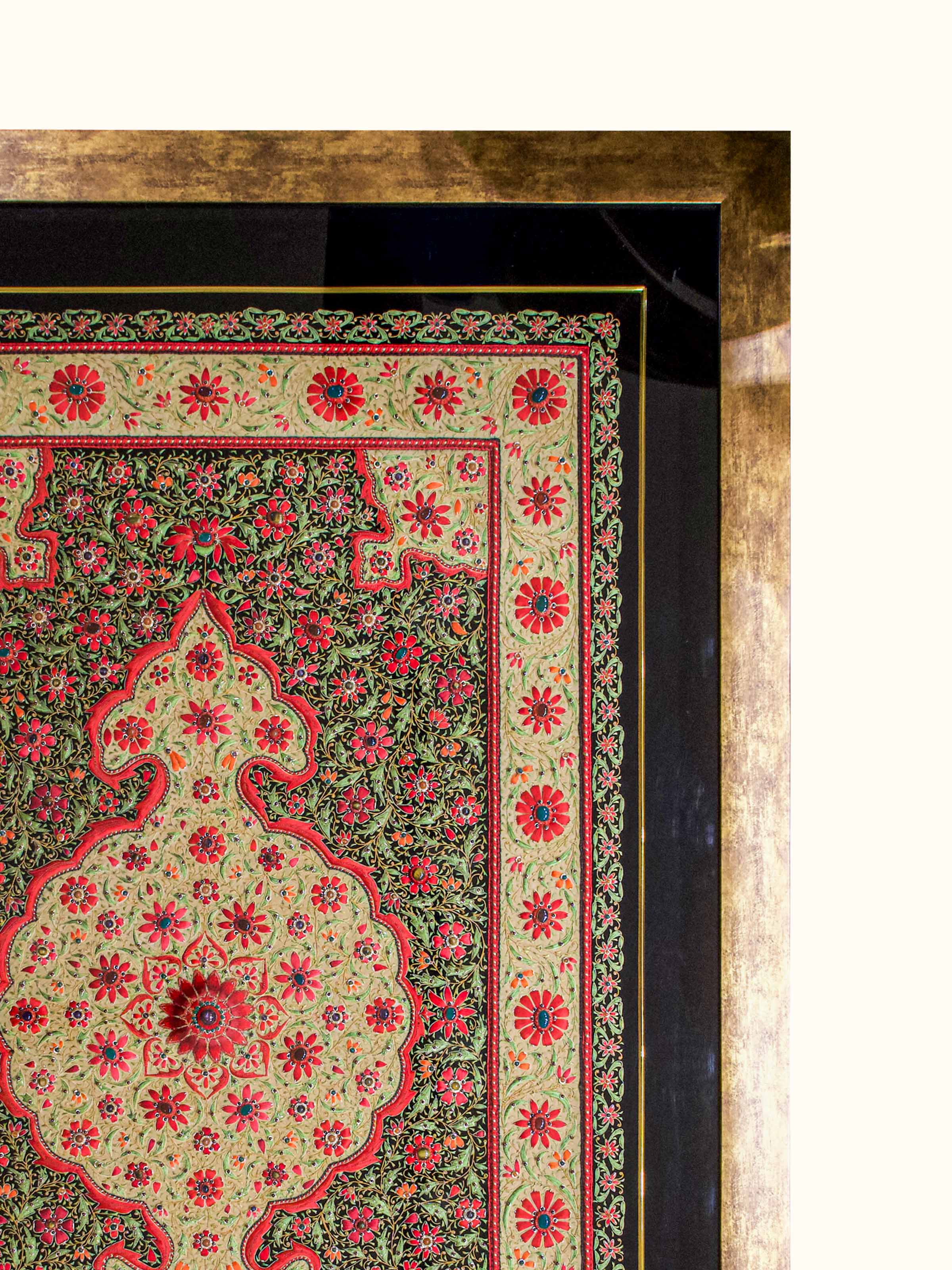 Jeweled Carpet Zardozi Wall Hanging