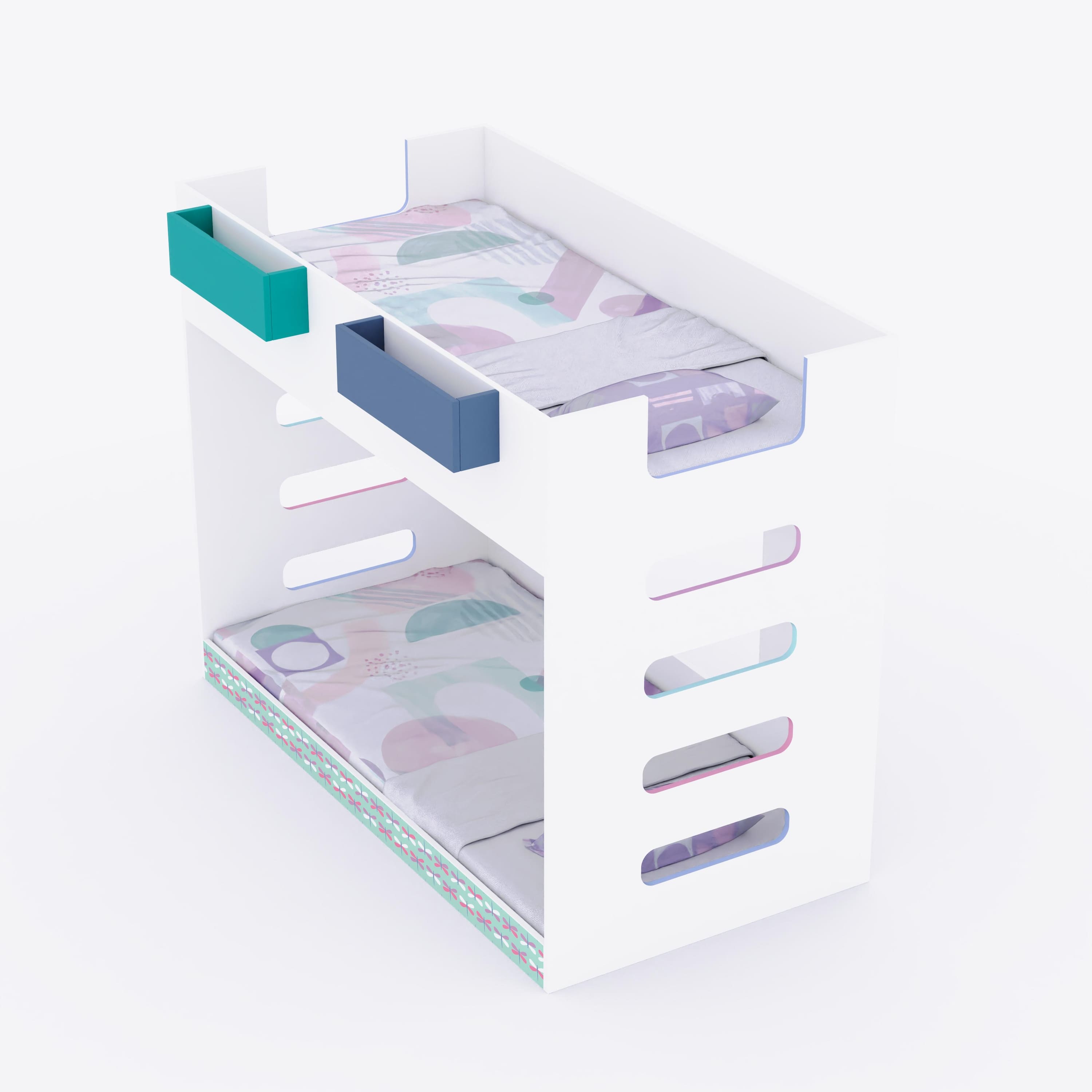 Sleep Over Bunk Bed In White Colour