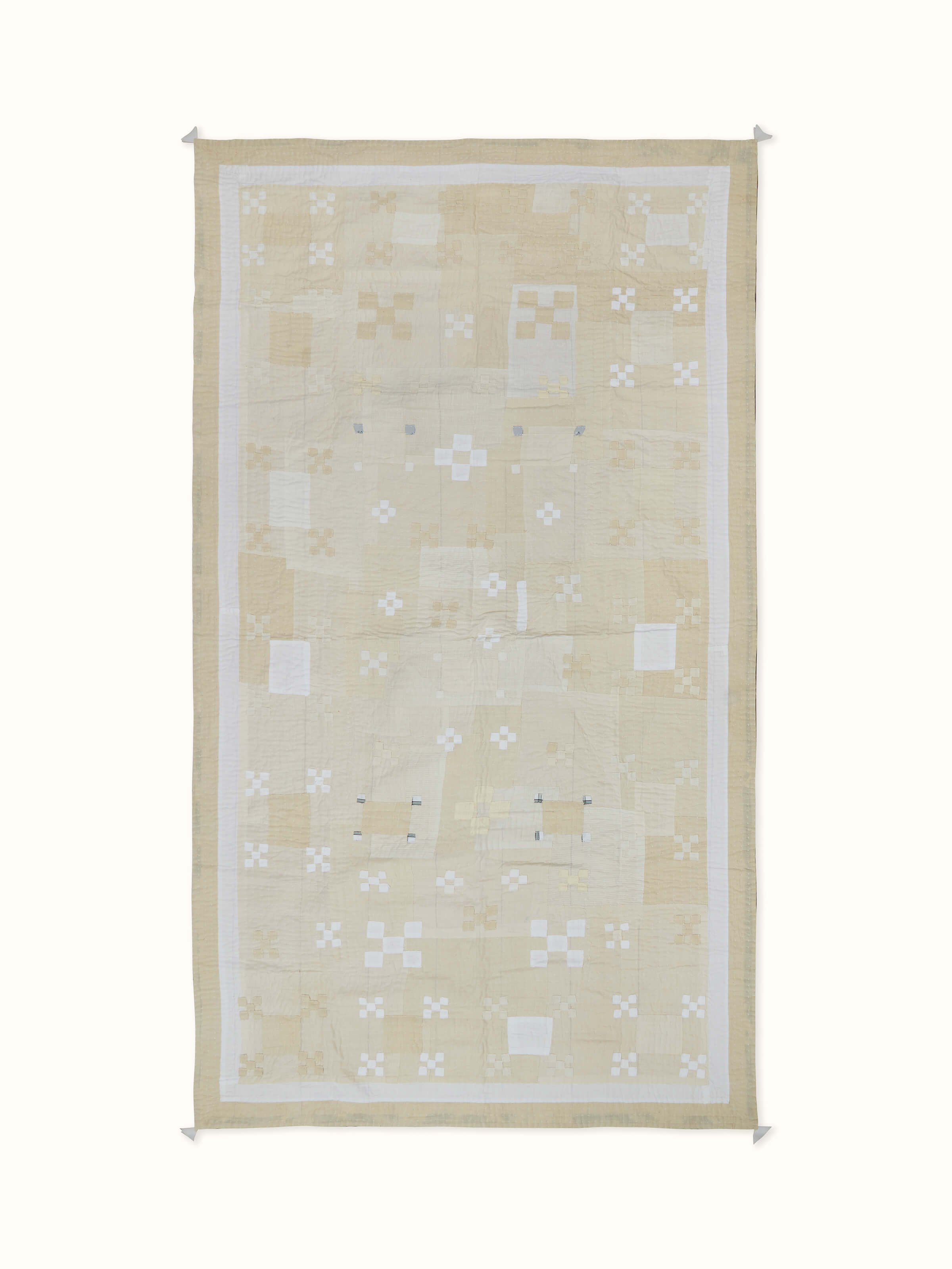 Siddi abstract patchwork single bedspread – Swadesh