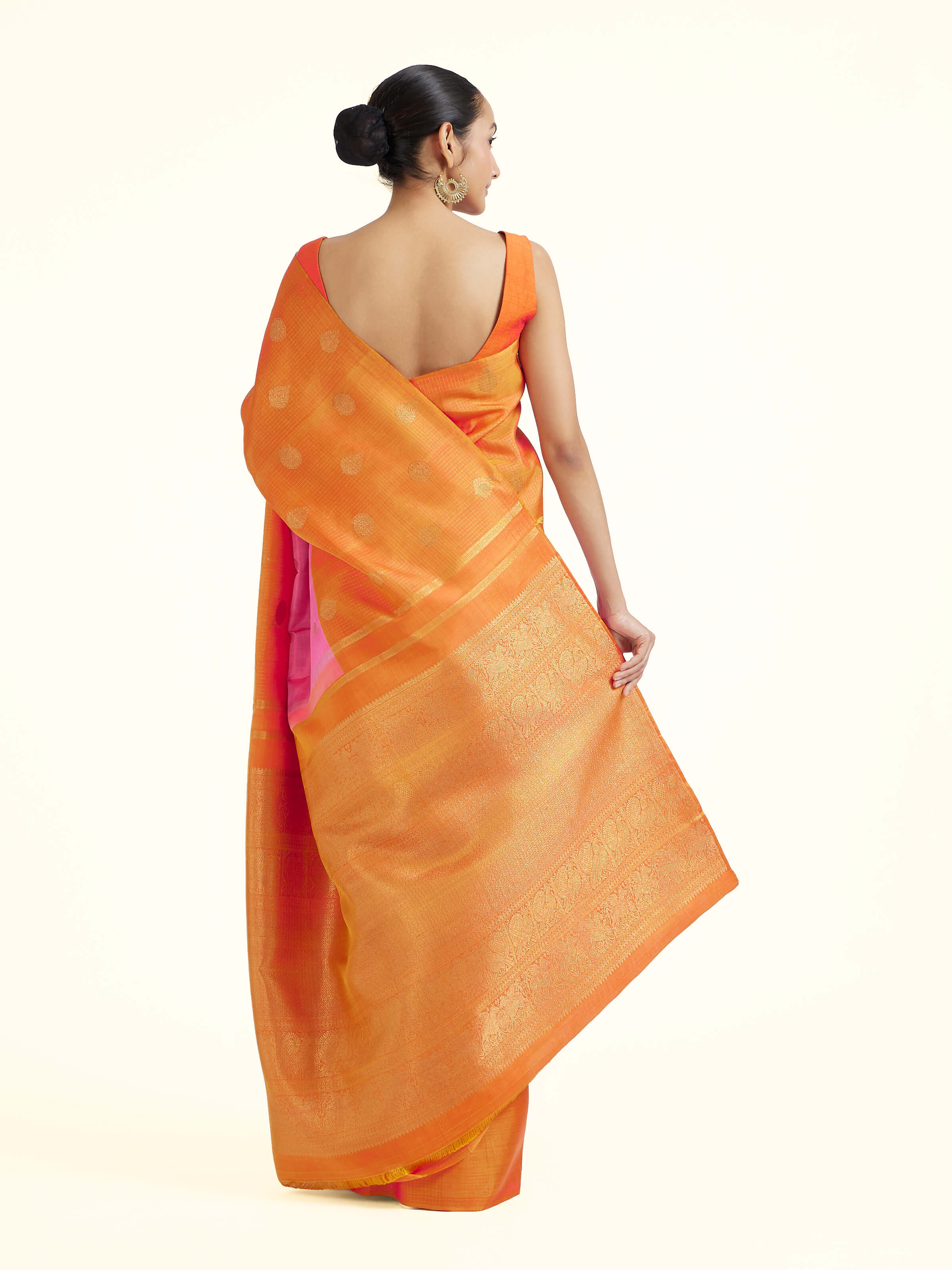 Lavender Silk Kancheepuram Saree