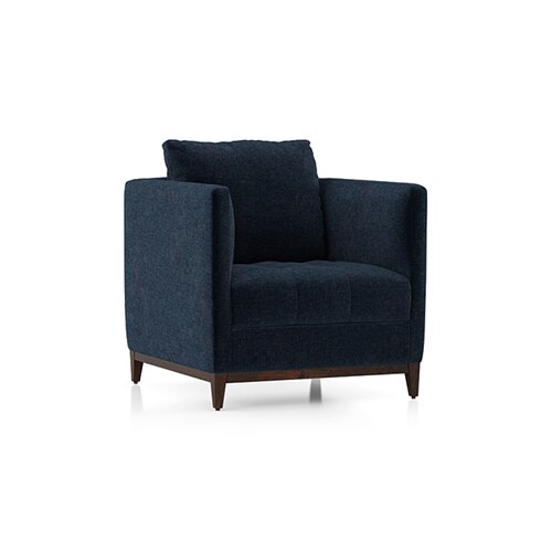 Florence Compact Sofa Set (Colour: Cobalt Blue, Seater: 3+1+1)