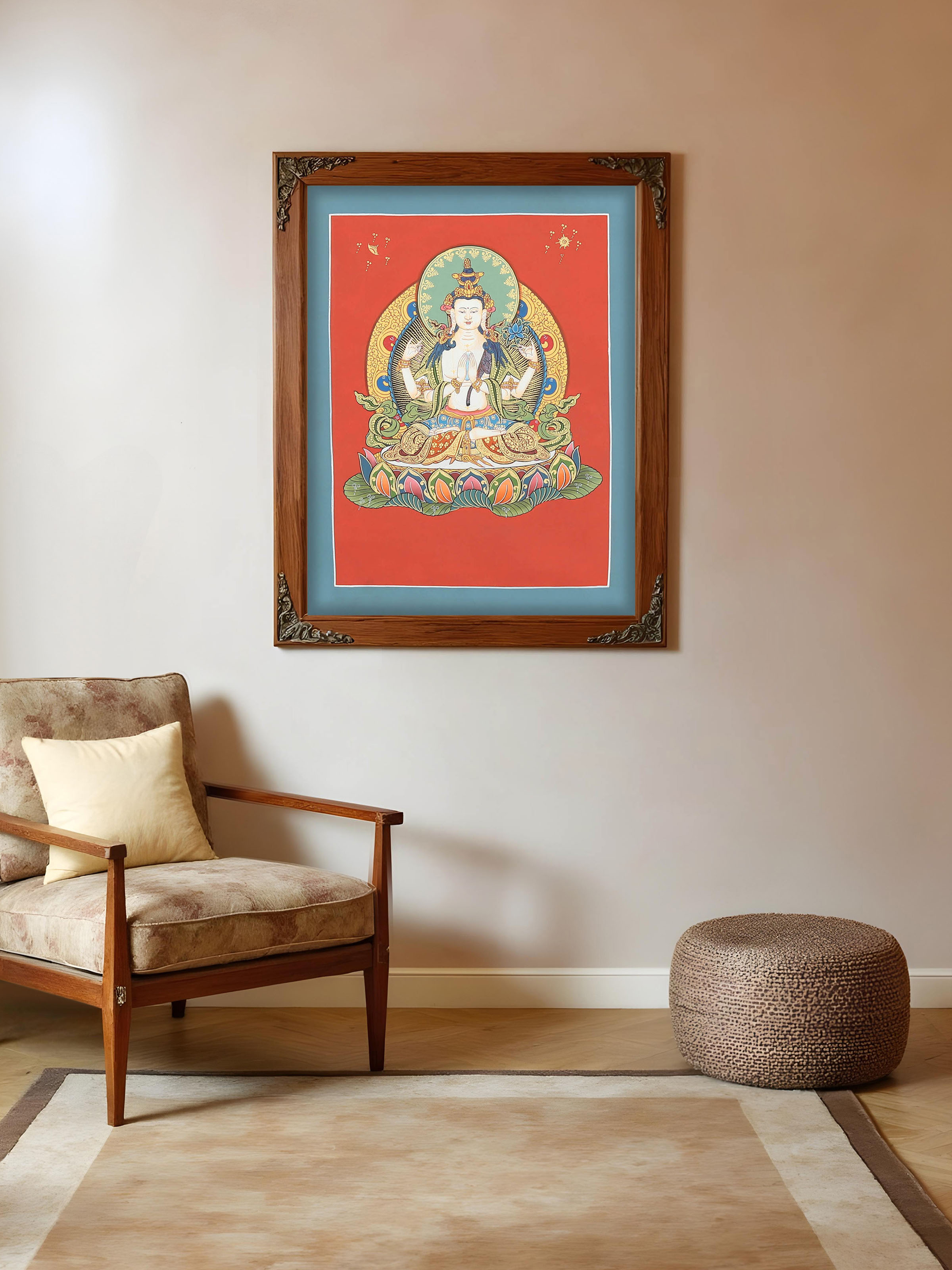 Compassion Buddha Thangka Painting