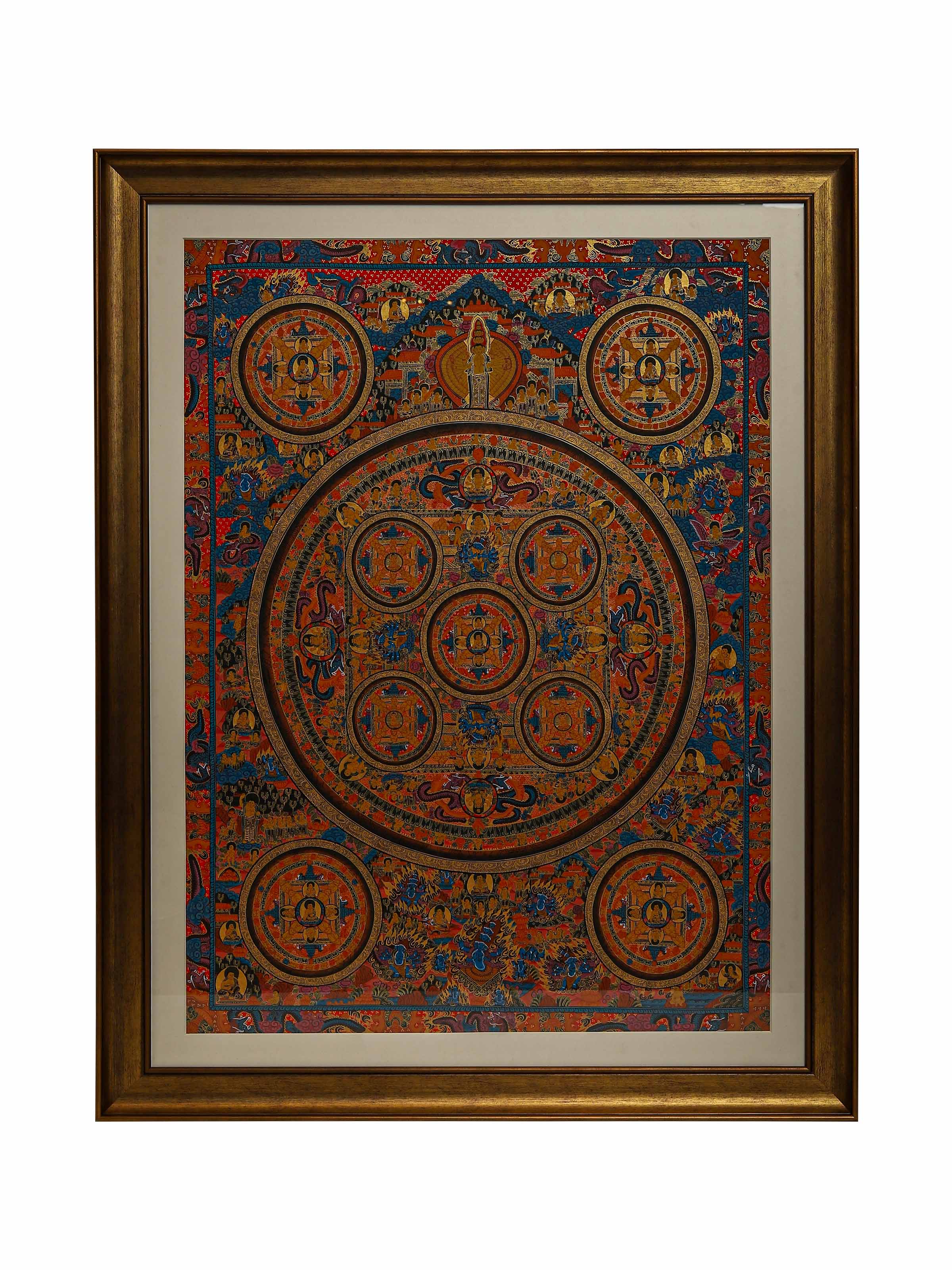 Buddha Mandala Thangka Painting